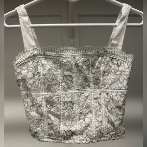 FREE PEOPLE CORSET TOP